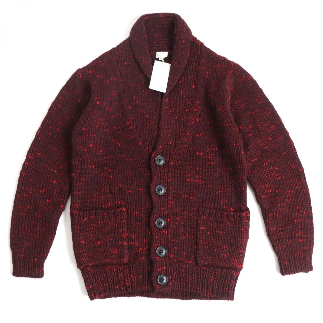 未使用品◇Paul Smith ポールスミス ウール100％ Vネック ローゲージ 