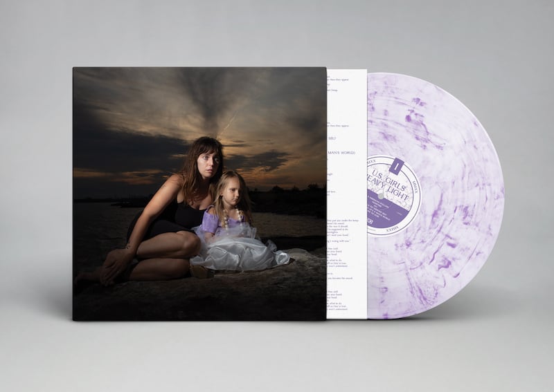 U.S. Girls / Heavy Light（Ltd Lavender / White Marbled LP）