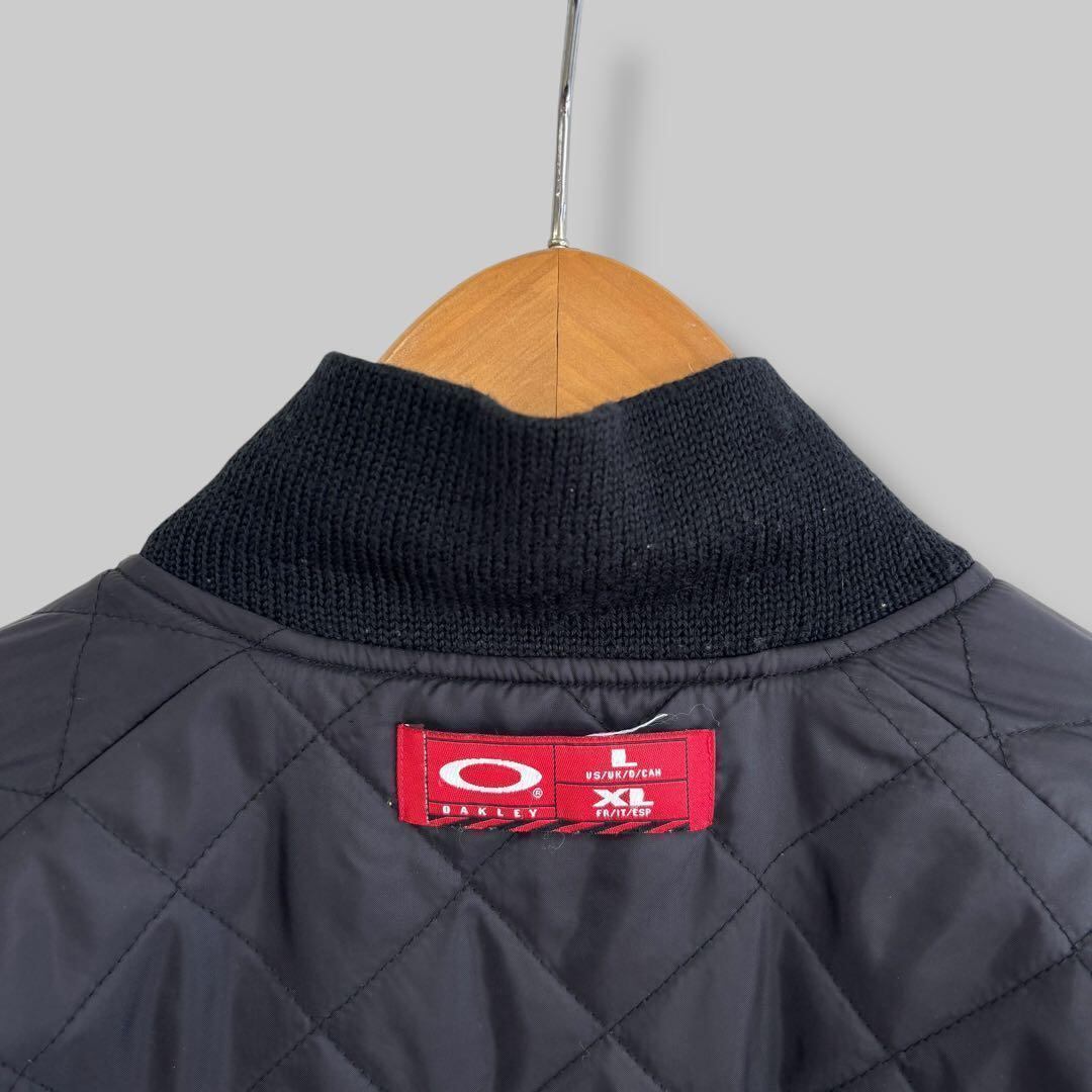 90s OAKLEY リバーシブル キルティング ジャケット 赤タグ テック系