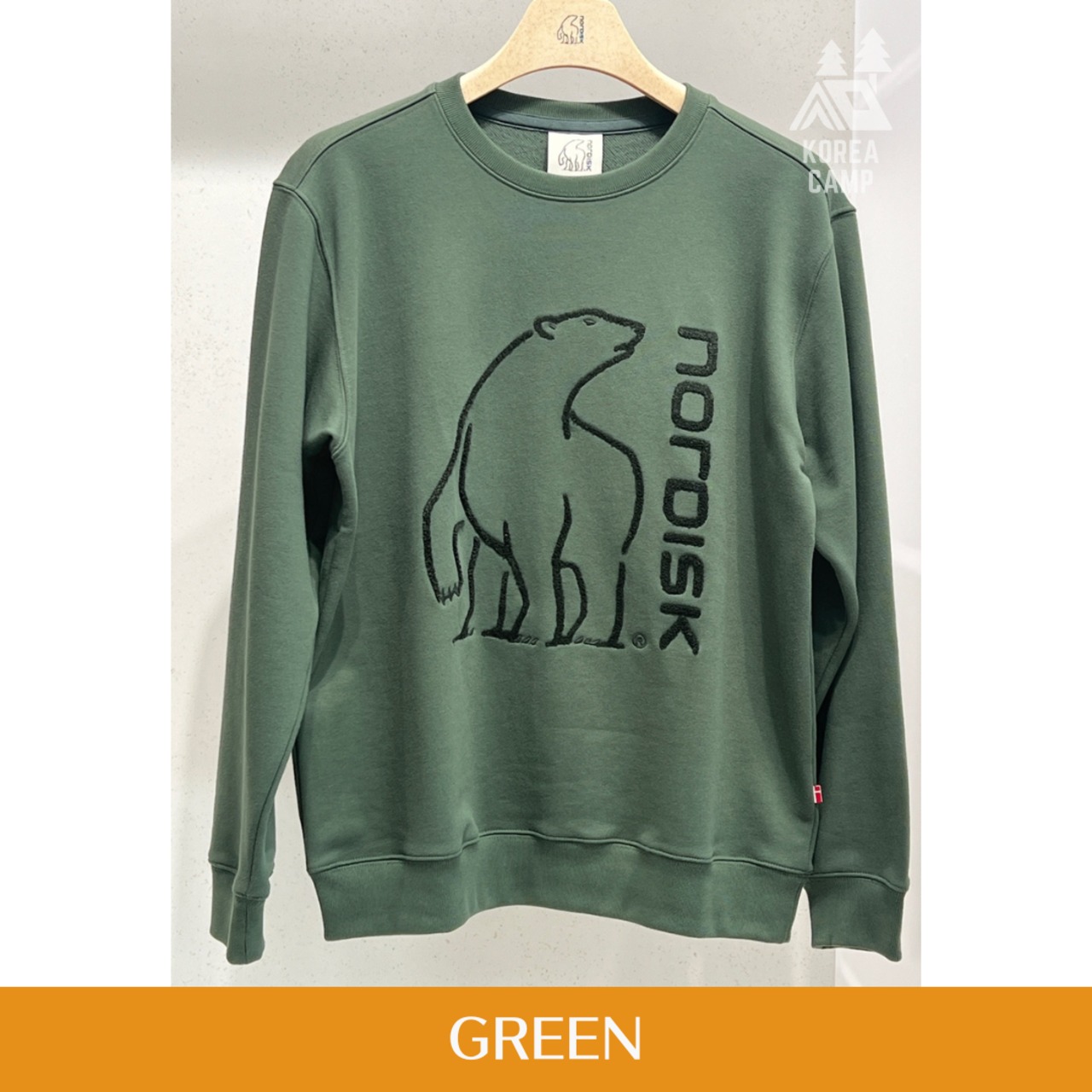 【NORDISK】韓国限定 UNISEX★BIG POLAR BEAR起毛スウェット/4色