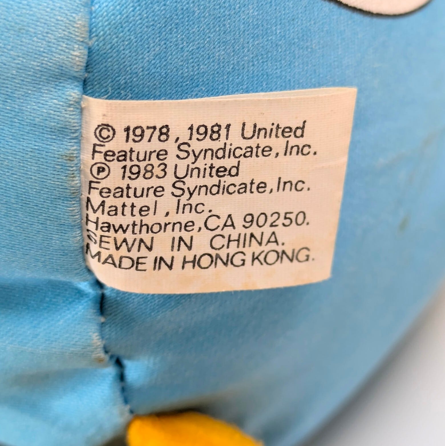 ☆ VINTAGE 1983 ☆【 Garfield ( ガーフィールド ) 】『 Garfield Talking Plush Doll 』トーキングぬいぐるみ プラッシュ plush 1980年代年製 〚アメリカン雑貨 アメトイ〛