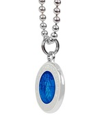 オリジナル スモール ロイヤル ブルー / ホワイト セント クリストファー ネックレス ：GET BACK NECKLACES ゲット バック ネックレスズ