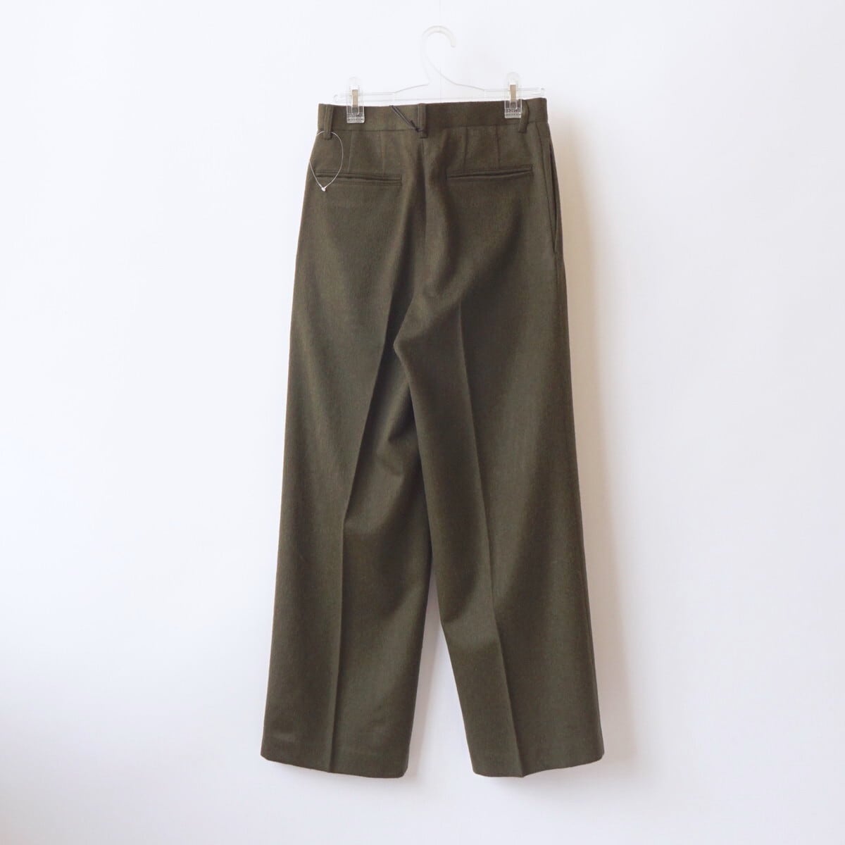AURALEE/オーラリー・BABY CAMEL FLANNEL TWO-TUCK SLACKS | a flat shop