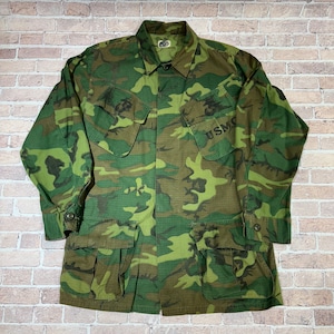 1960S USMC FATIGUE JACKET CAMO SIZE S-R