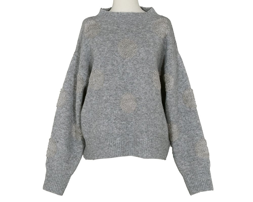 でりおっと KV ループドットニットプルオーバー 【SJSE5612】 | Keitto NORTHERNTRUCK