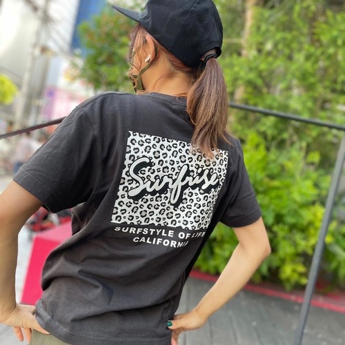 【予約：9月上〜中旬発送】Leopard Tee - Black