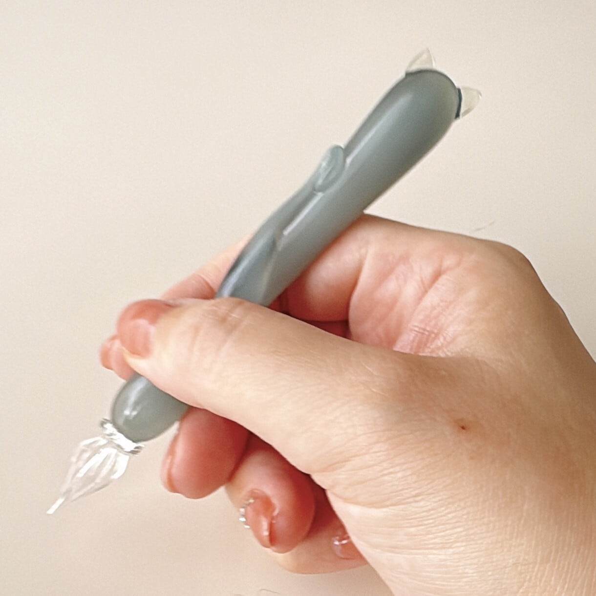 ねこといっしょガラスペン 第2弾 ピンククリーム | &mew〈アンドミュー〉