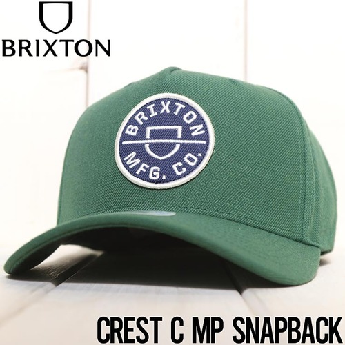スナップバックキャップ 帽子 BRIXTON ブリクストン CREST C MP SNAPBACK 11001 TKFWN 日本代理店正規品