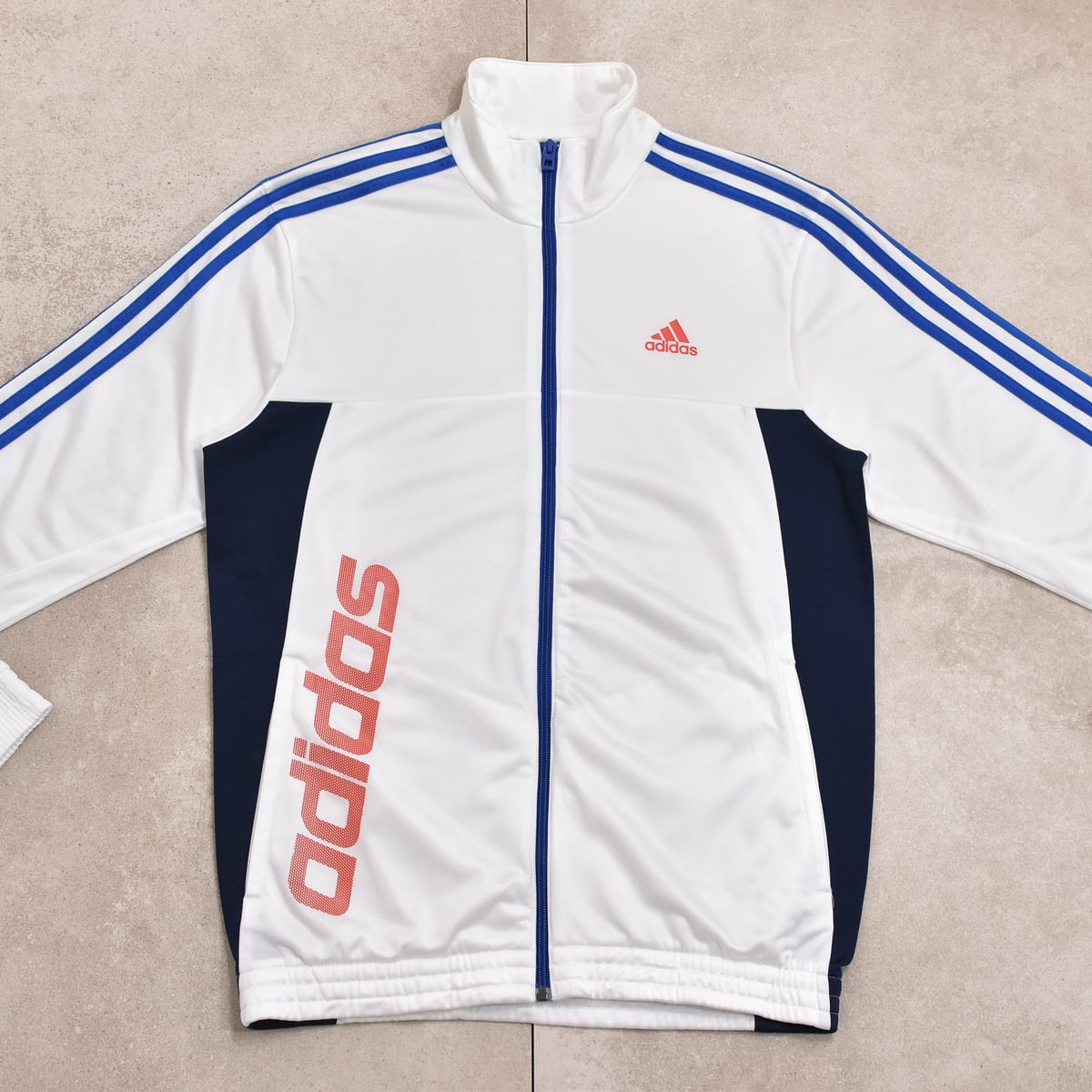 00s～ adidas アディダス 切替デザイン ロゴプリント トラック ...