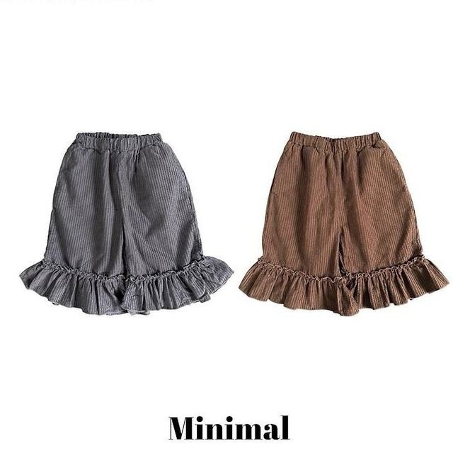 【取寄/韓国直送】MINIMAL  モーダルフリルパンツ｜秋服｜韓国子供服｜26/AT