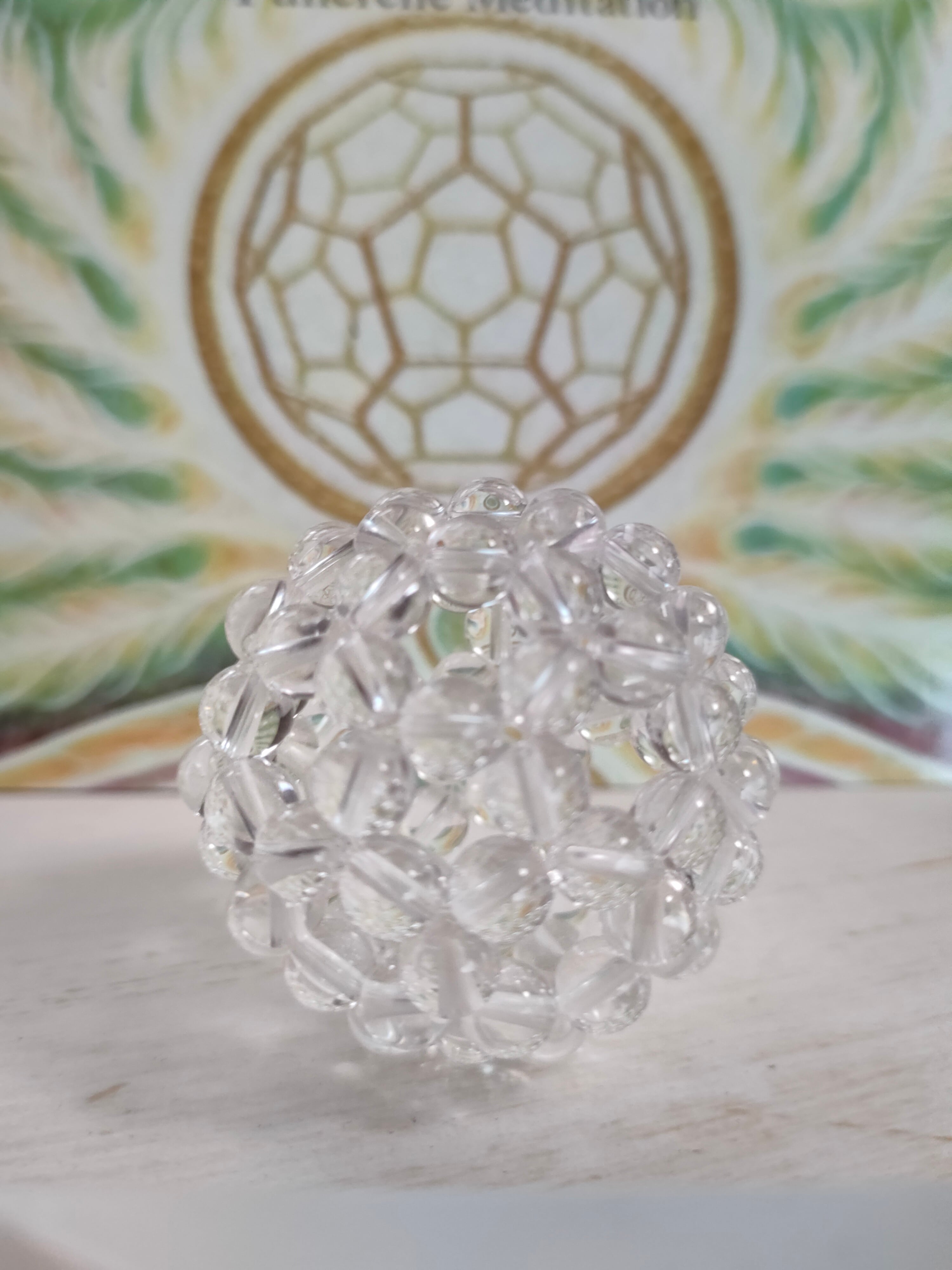 天然石水晶フラーレンキャッチャーオーロラ6ミリ