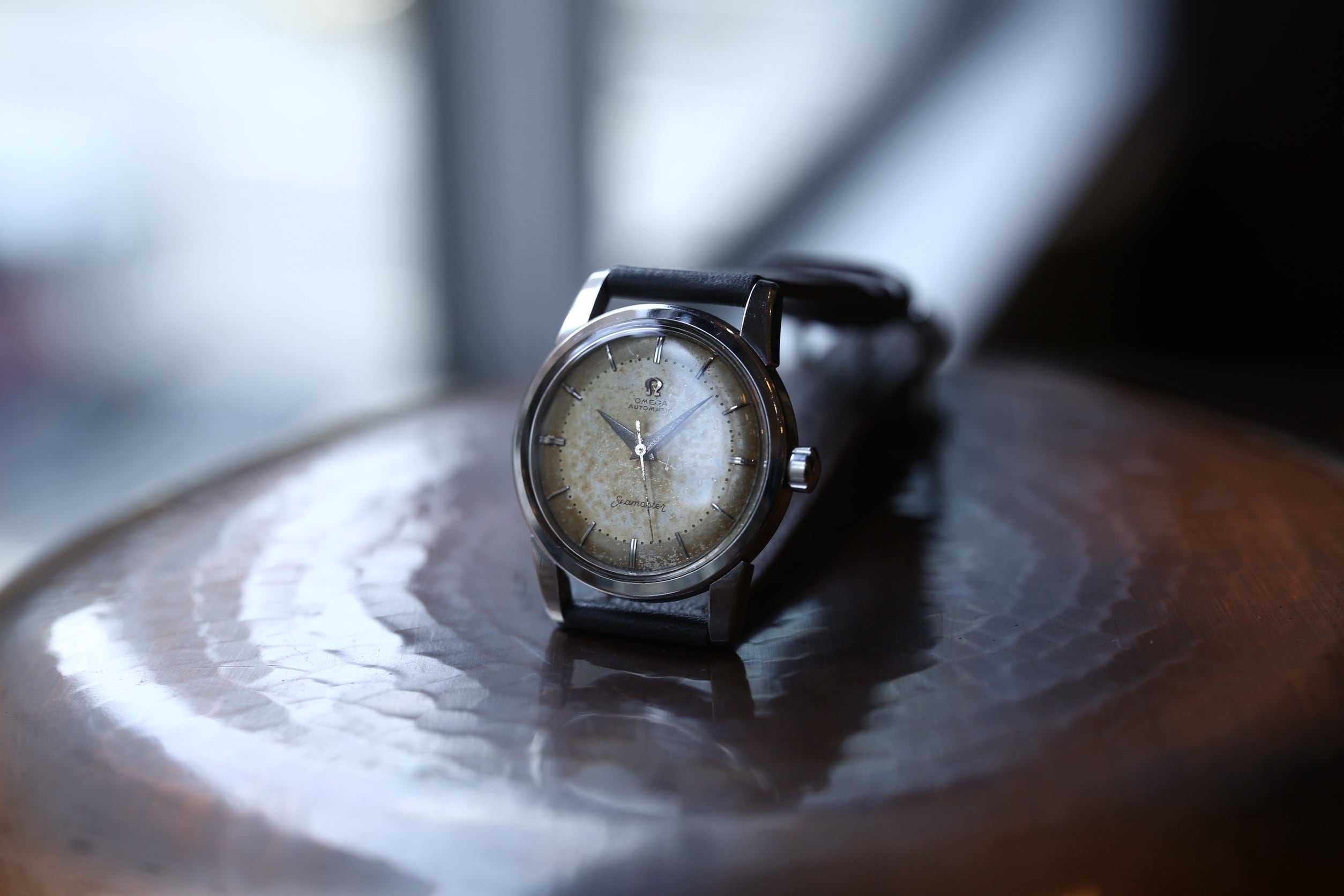 OMEGA】 1957年製 オメガ シーマスター 第三世代 砲弾インデックス