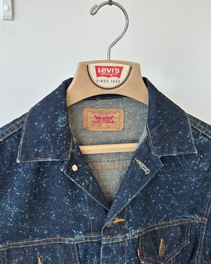 -Deadstock Levi's- Vintage 80s XS 70507 GALACTIC WASH Denim Jacket made in USA