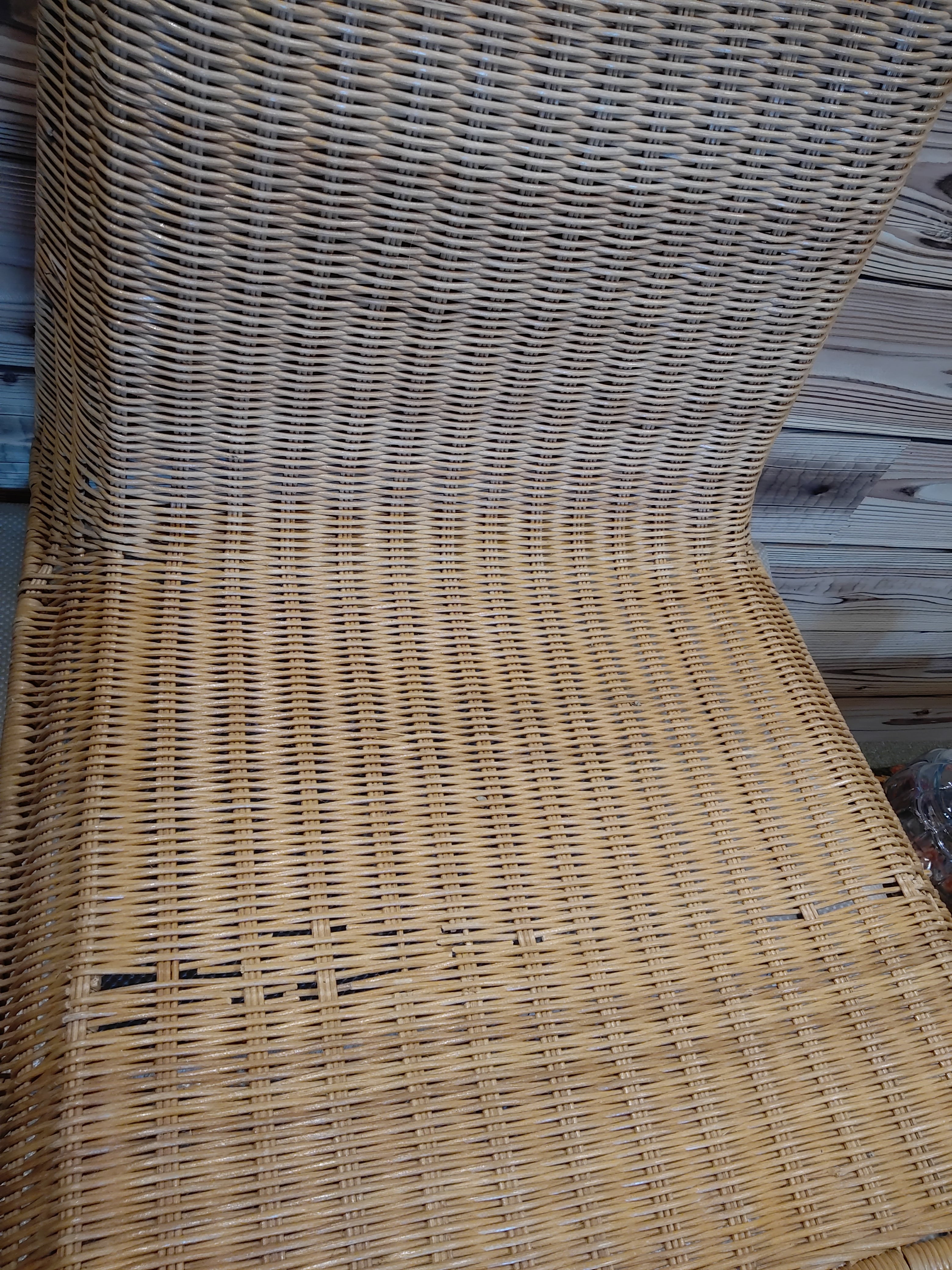 古いラタンの座椅子 藤のチェア | carpRepair