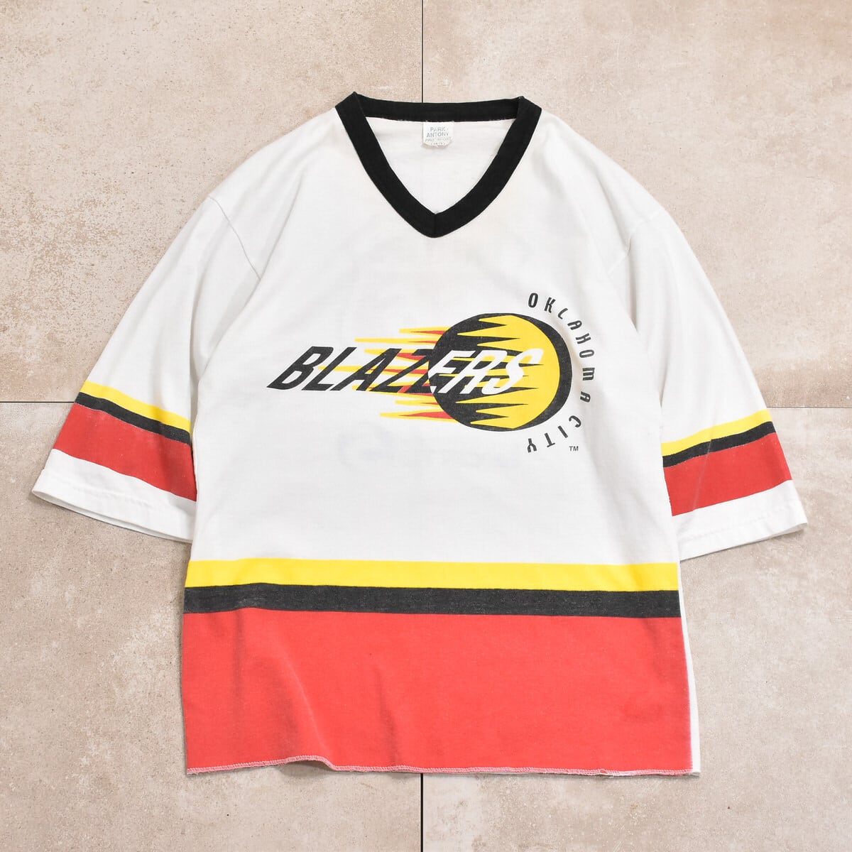 90s NHL ORIGINAL SIX ホッケー Tシャツ アイボリー
