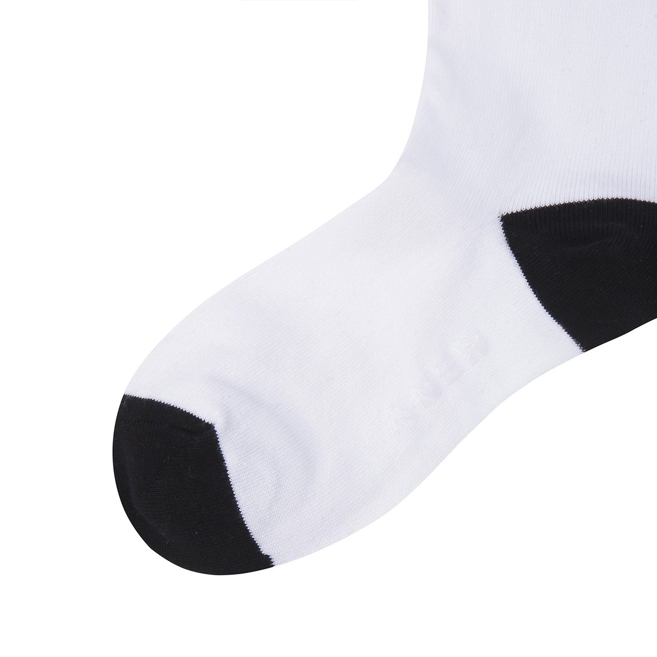 (W) THREE-TONE KNEE SOCKS [サイズ: F(AGEUWSC05WHF)] [カラー: WHITE]