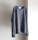 INNAT “ PANEL BORDER SWEATER ( Bule Gray )”