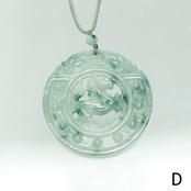 Horse Carving 翡翠ネックレス A貨翡翠 jd_ne1299