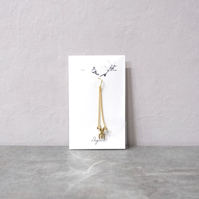 trapeze / pierce＆necklace【Aquvii】