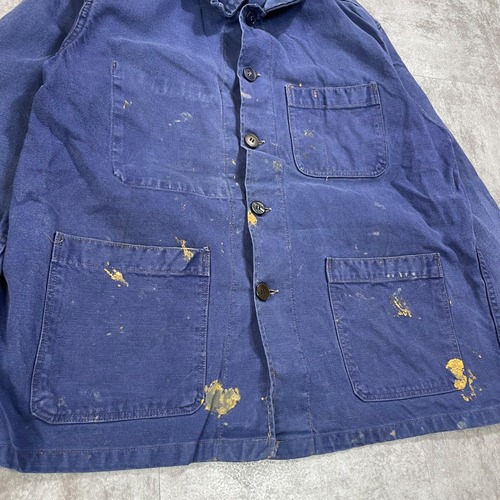 50-60s Kiplay コットンツイル フレンチワークジャケット 詳細写真5