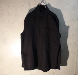 Black Fake Suede Shirt