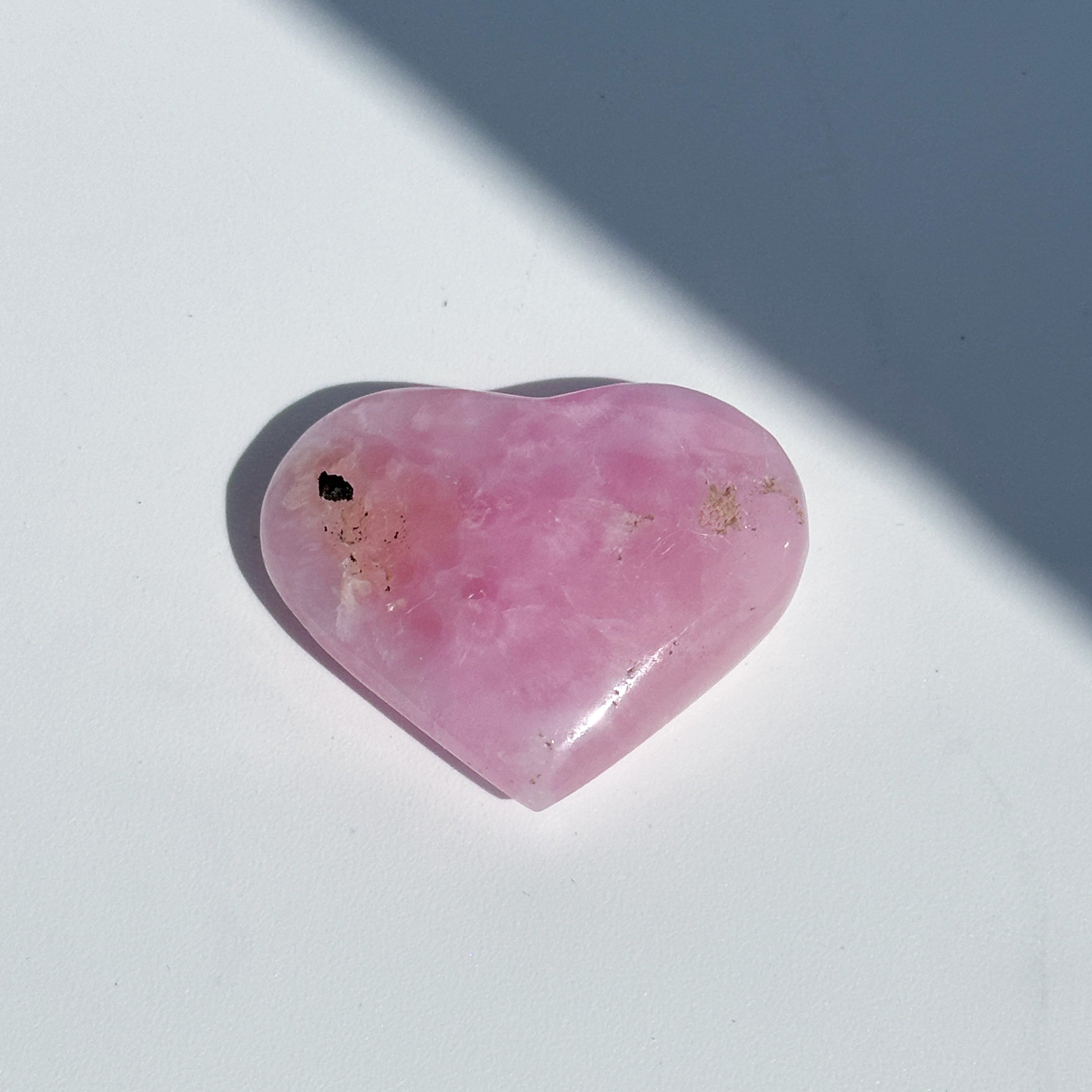 ピンクアラゴナイト ハート51◇Pink Aragonite◇天然石・鉱物