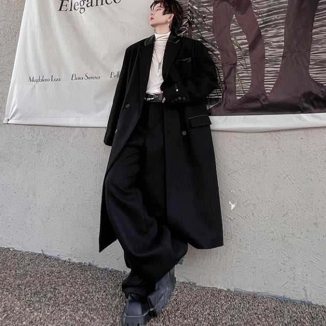 予約販売】メンズ セットアップ スーツ 無地 シック 男前 ハンサム