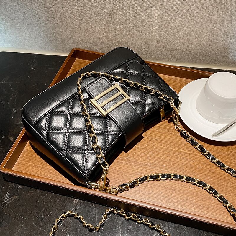 オータムウィンターチェーン 秋物 冬物 クロスボディ スクウェア 手作りハンドバック25980251716