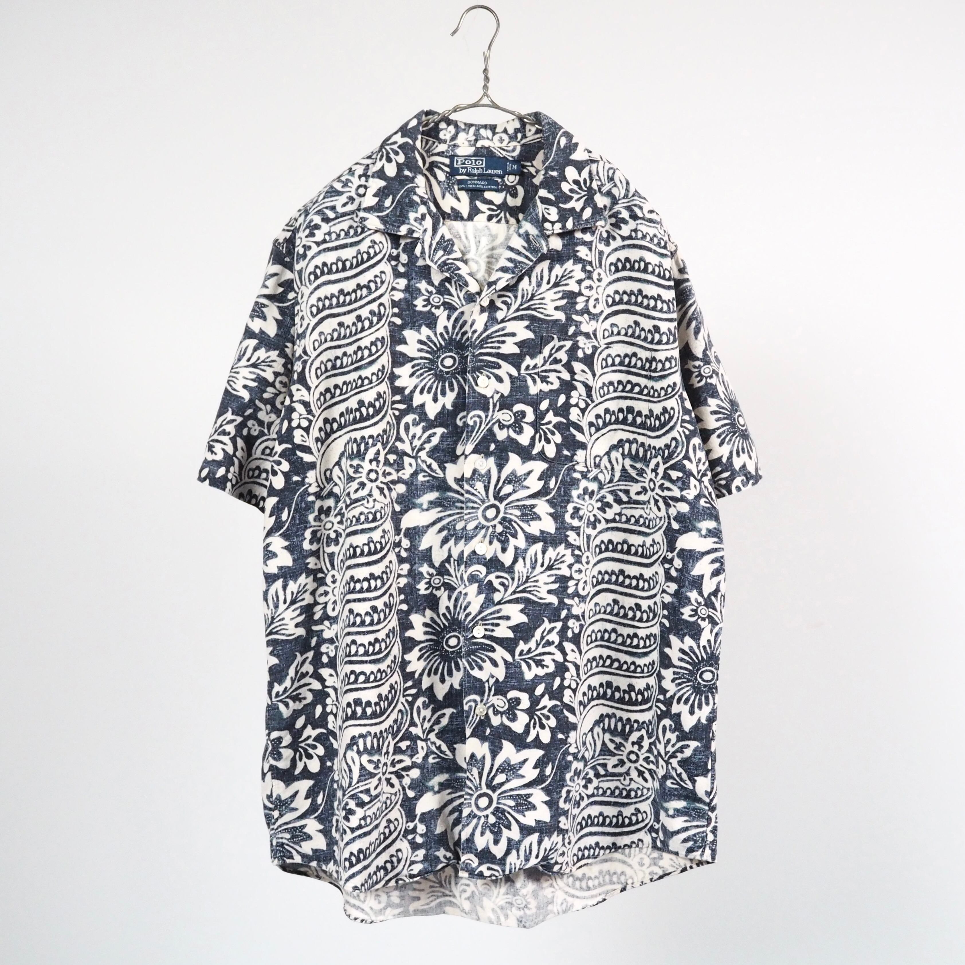 Polo by Ralph Lauren “BONNARD” S/S shirt M /ポロラルフローレン 抜染生地 半袖シャツ