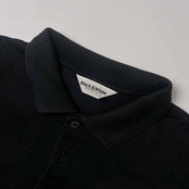 Black&White ブラックアンドホワイト ワンポイント 半袖 ポロシャツ LL/ブラック メンズ ゴルフ