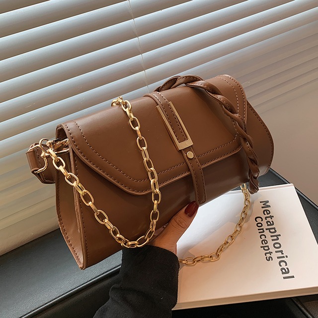 チェーン オータムスタンダードショルダーバッグ レトロ 秋物 ハンドバッグ メッセンジャーバッグ Tiancai_Wing_Bag54850424993