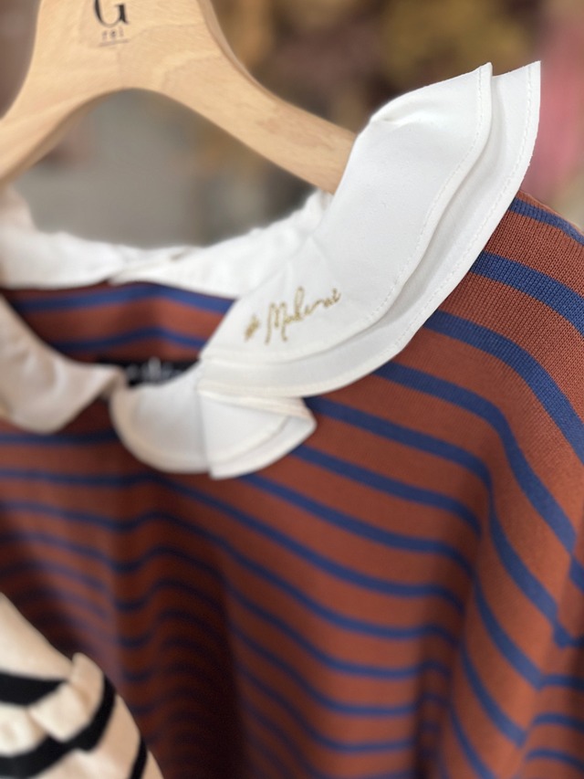 （original)衿つきボーダーTシャツ