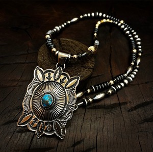 ブライト（Bright）ネックレス（Wave　Hematite）60cm