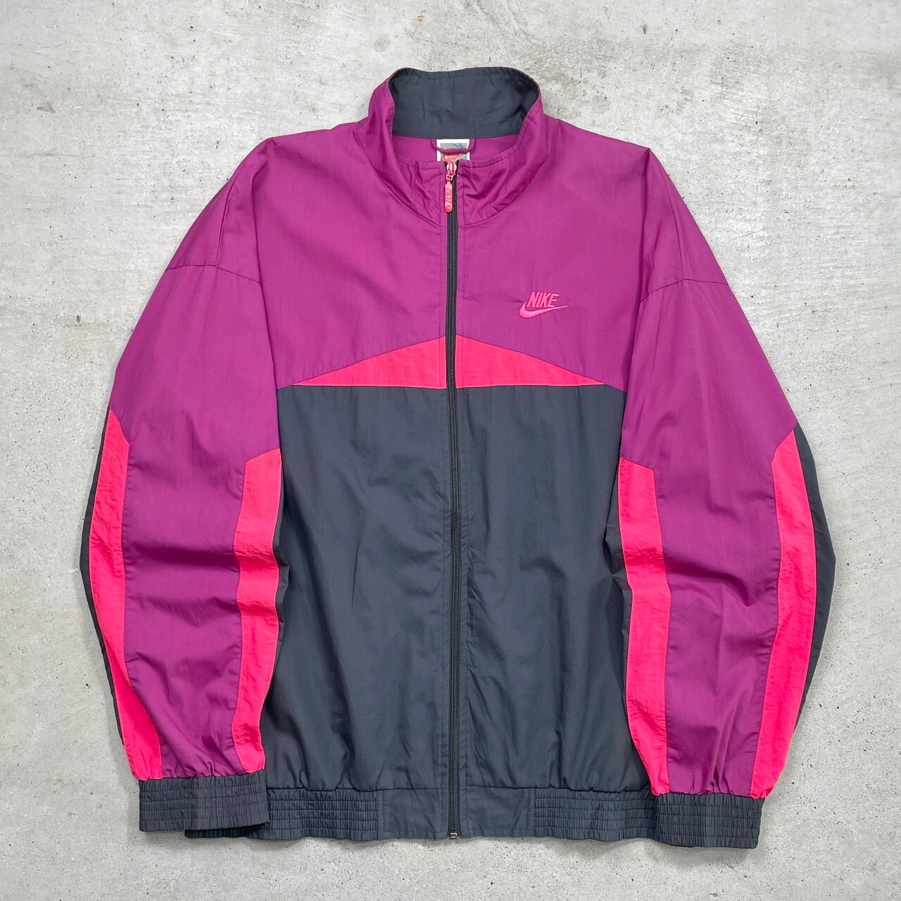 90年代 銀タグ NIKE ナイキ ナイロンジャケット トラックジャケット 