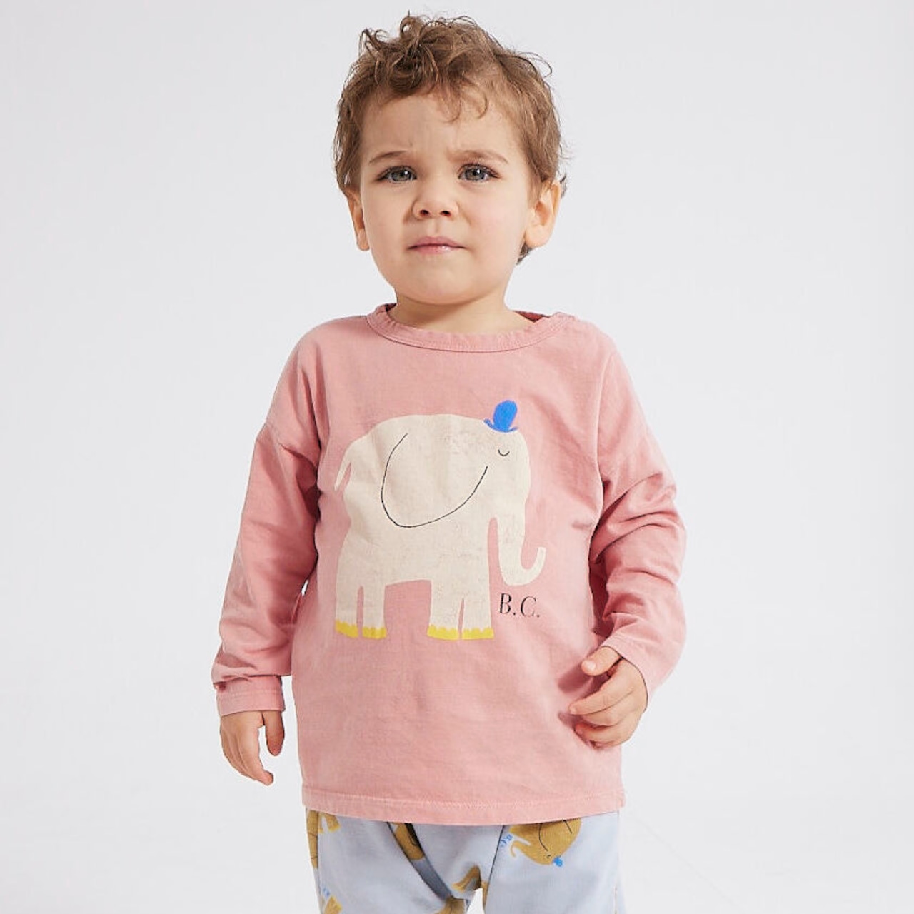 BOBO CHOSES / 23AW / Baby The Elephant long sleeve T-shirt / ロンTee