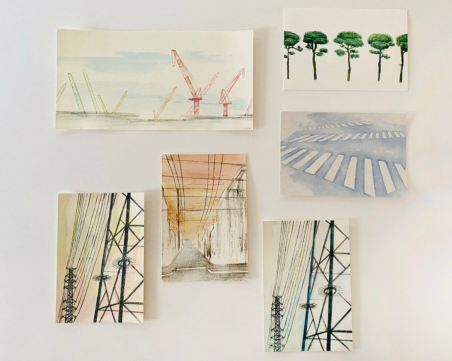 《ノエルの贈り物》濱島良子 リトグラフカード HAMASHIMA Yoshiko