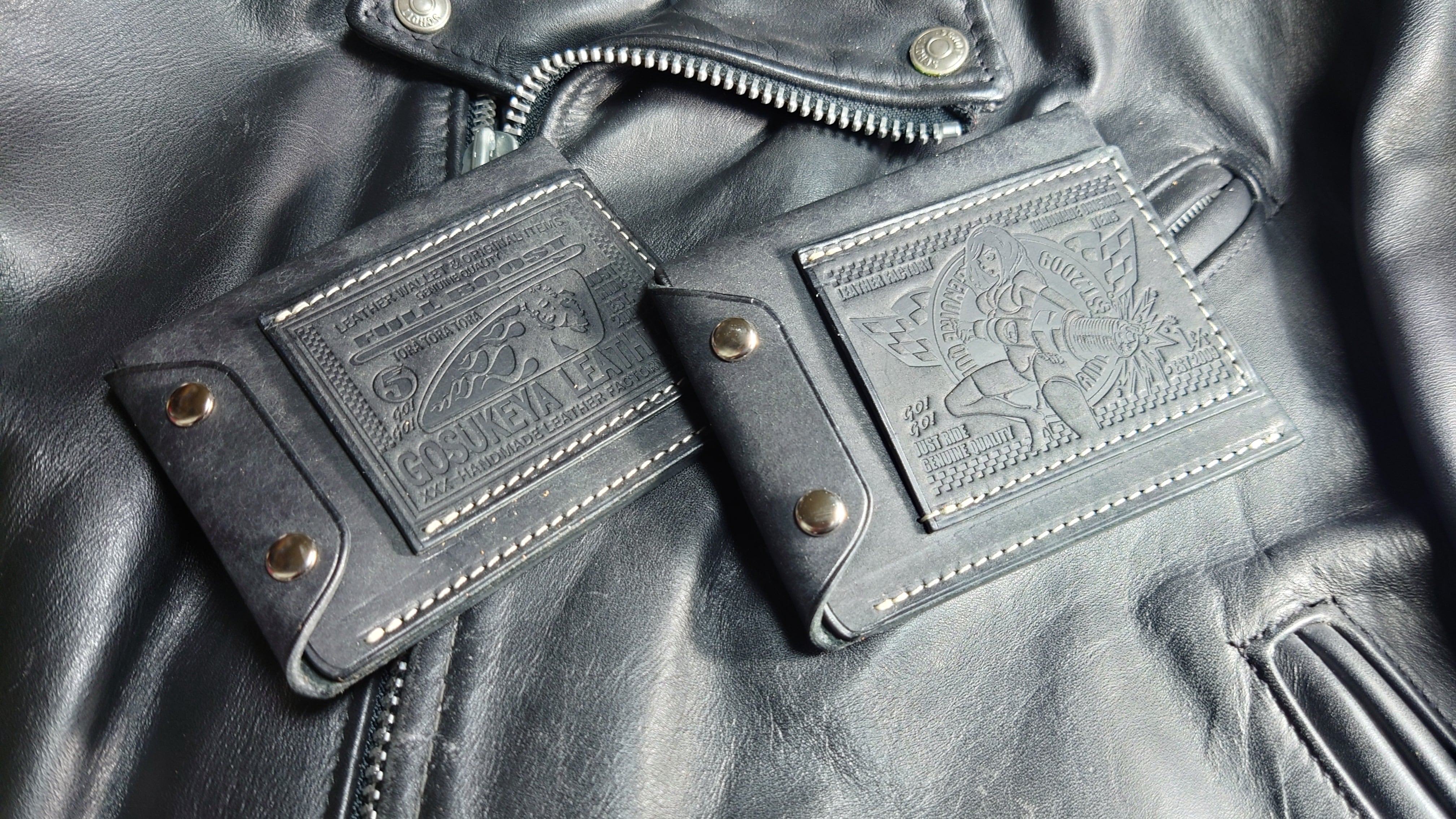ライダースミニウォレット改 BB Riders Mini Wallet 改 Black Beauty