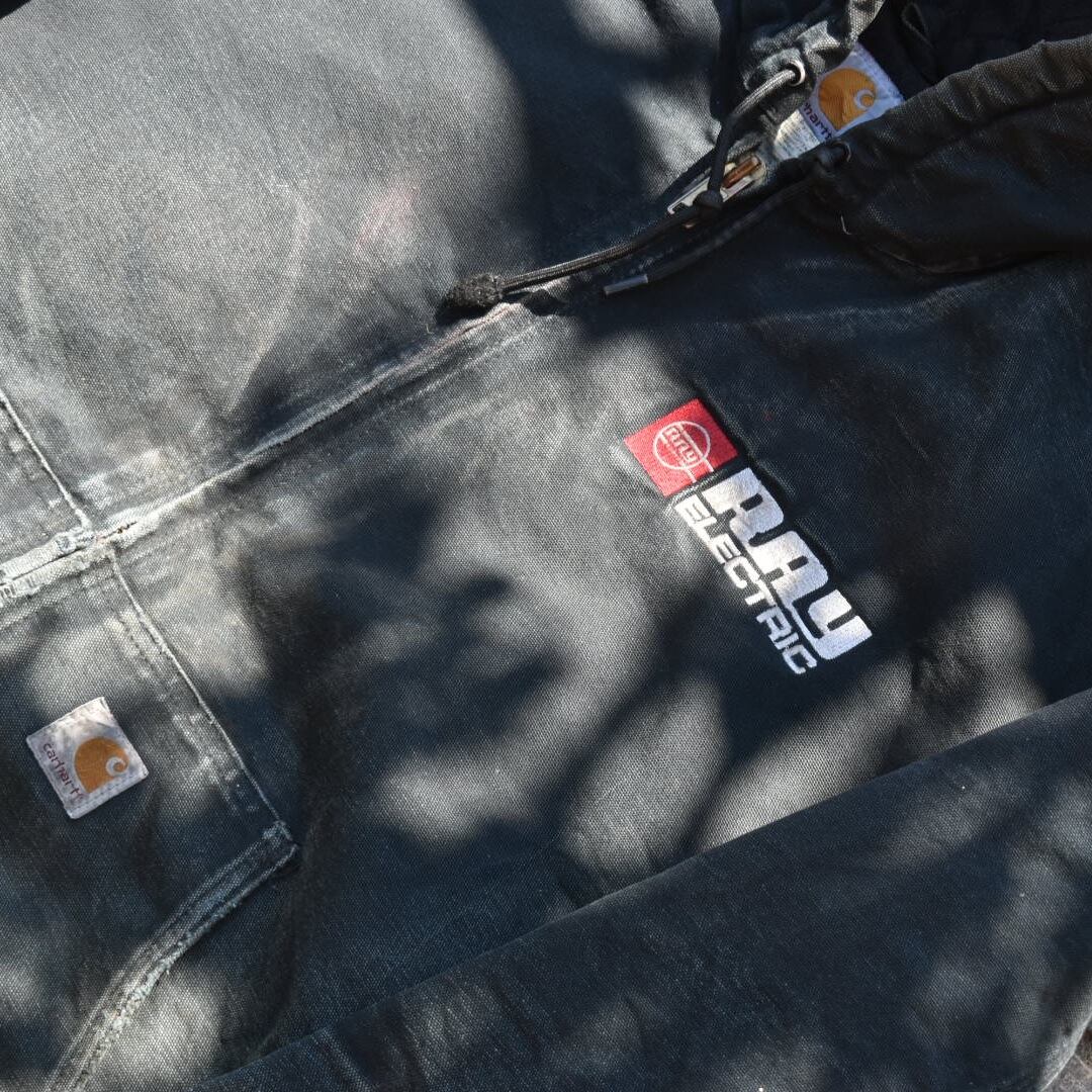 90s Carhartt カーハート アクティブジャケット ダック地 ブラック