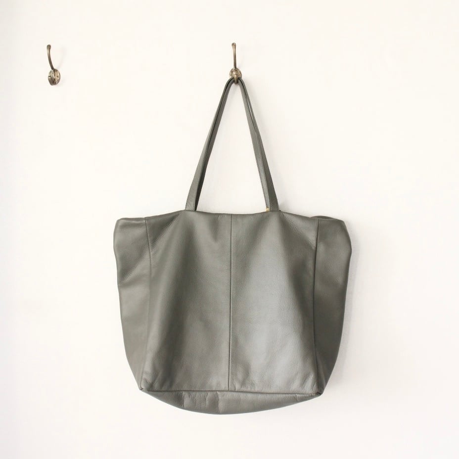 Ampersand 2way WP leather tote bag L（2ウェイ防水レザートート