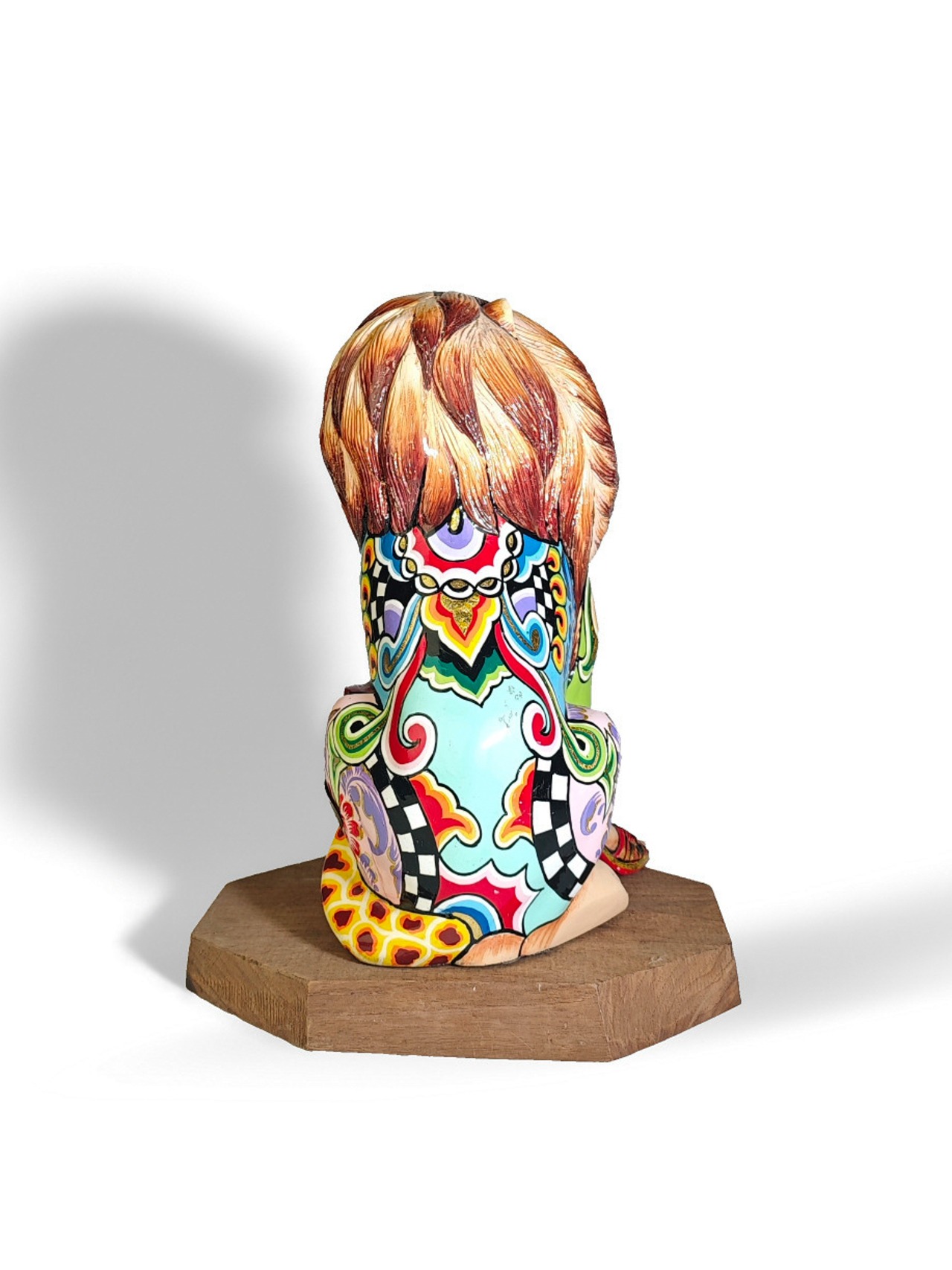 ヴィンテージ雑貨 カラフル ライオン フィギュア 置物（アートオブジェ）