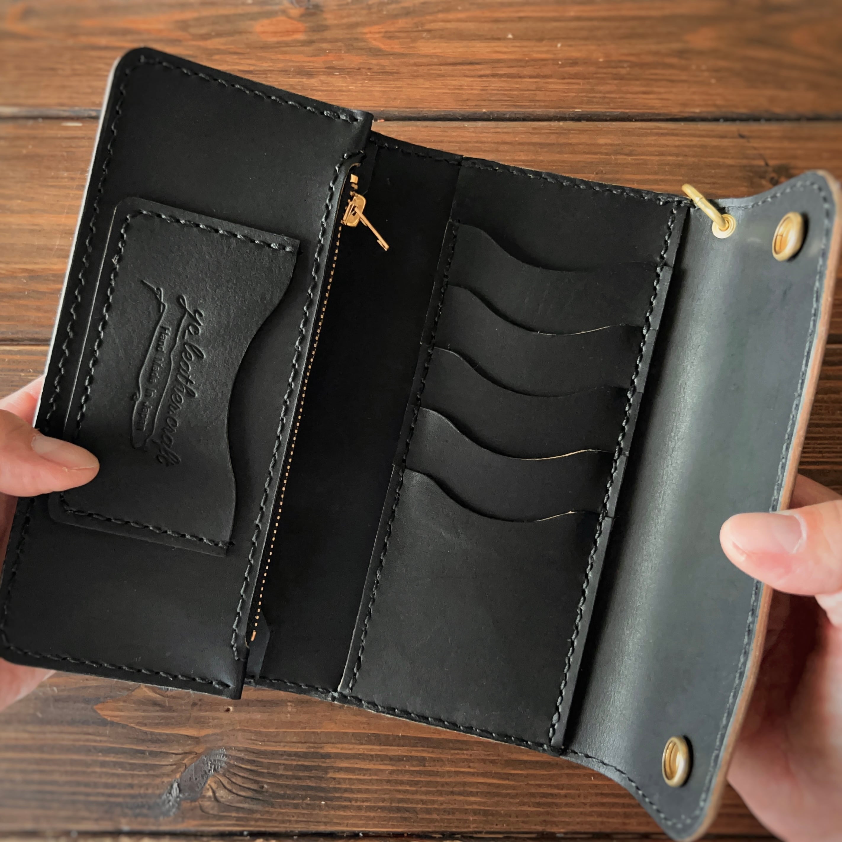 カスタムオーダー Trucker Wallet-14】 | yc_leather.craft