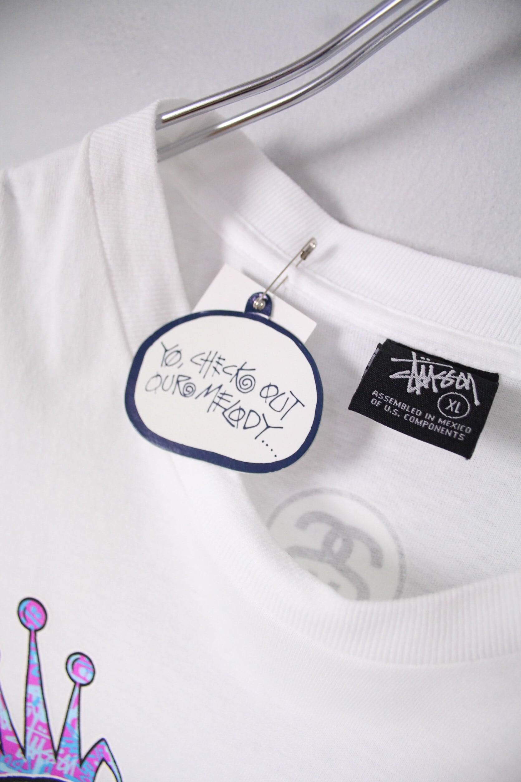 DEADSTOCK 00S STUSSY× MADSTEEZ プリントTシャツ【FF-5400】 | cv