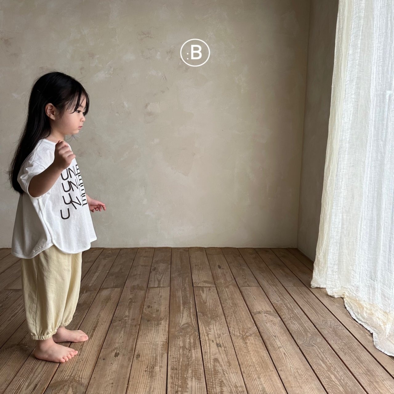 【Bella bambina】UNLEARN Tシャツ アイボリー 80~130cm 240717 - 5