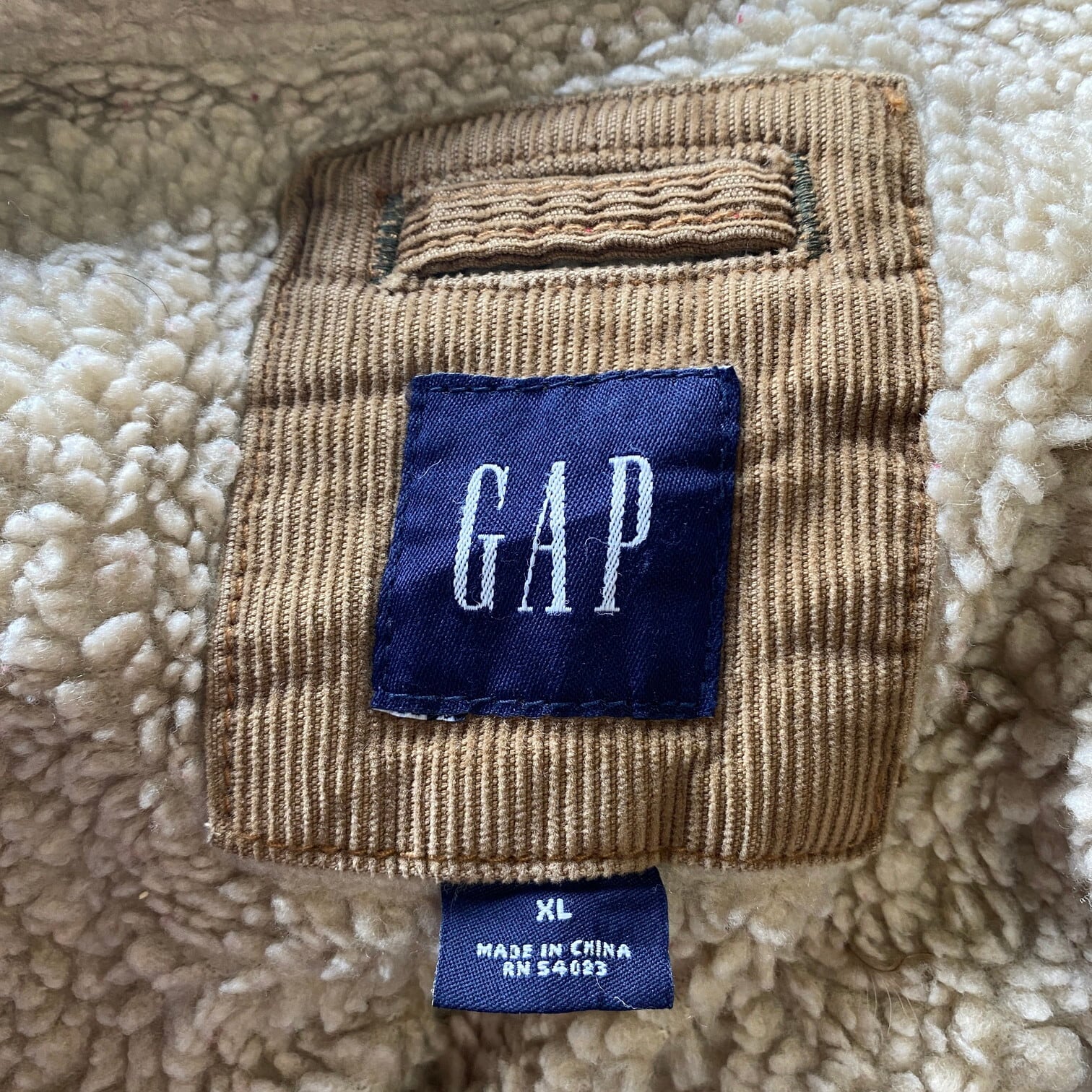 OLD GAP オールドギャップ コーデュロイ ボアジャケット メンズXL 古着 ...