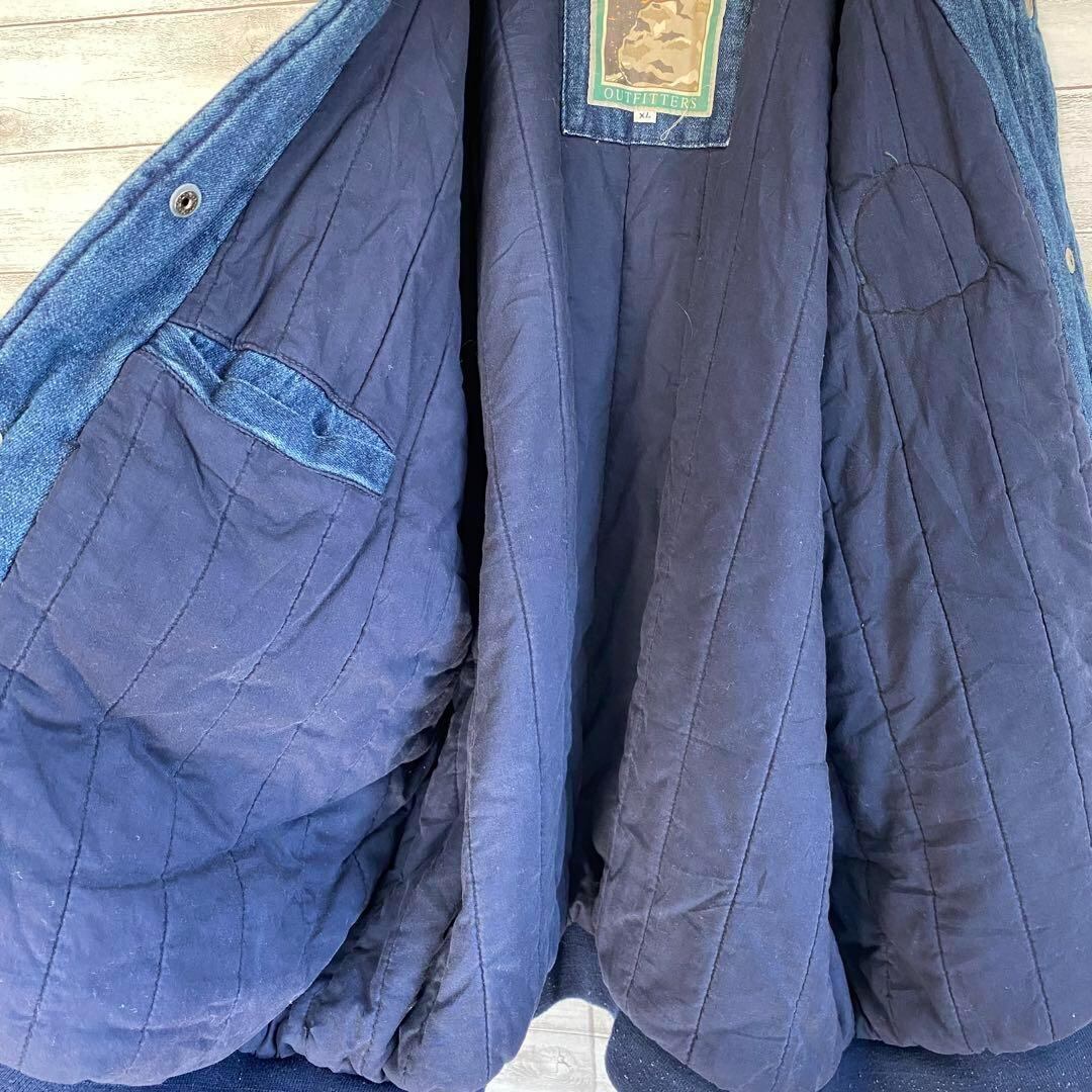 デニムジャケット スタジャン 刺繍 ワッペン トラック PETRO 古着