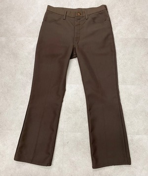 70-80sWrangler Wrancher Dress Pant BROWN/W33×L30
