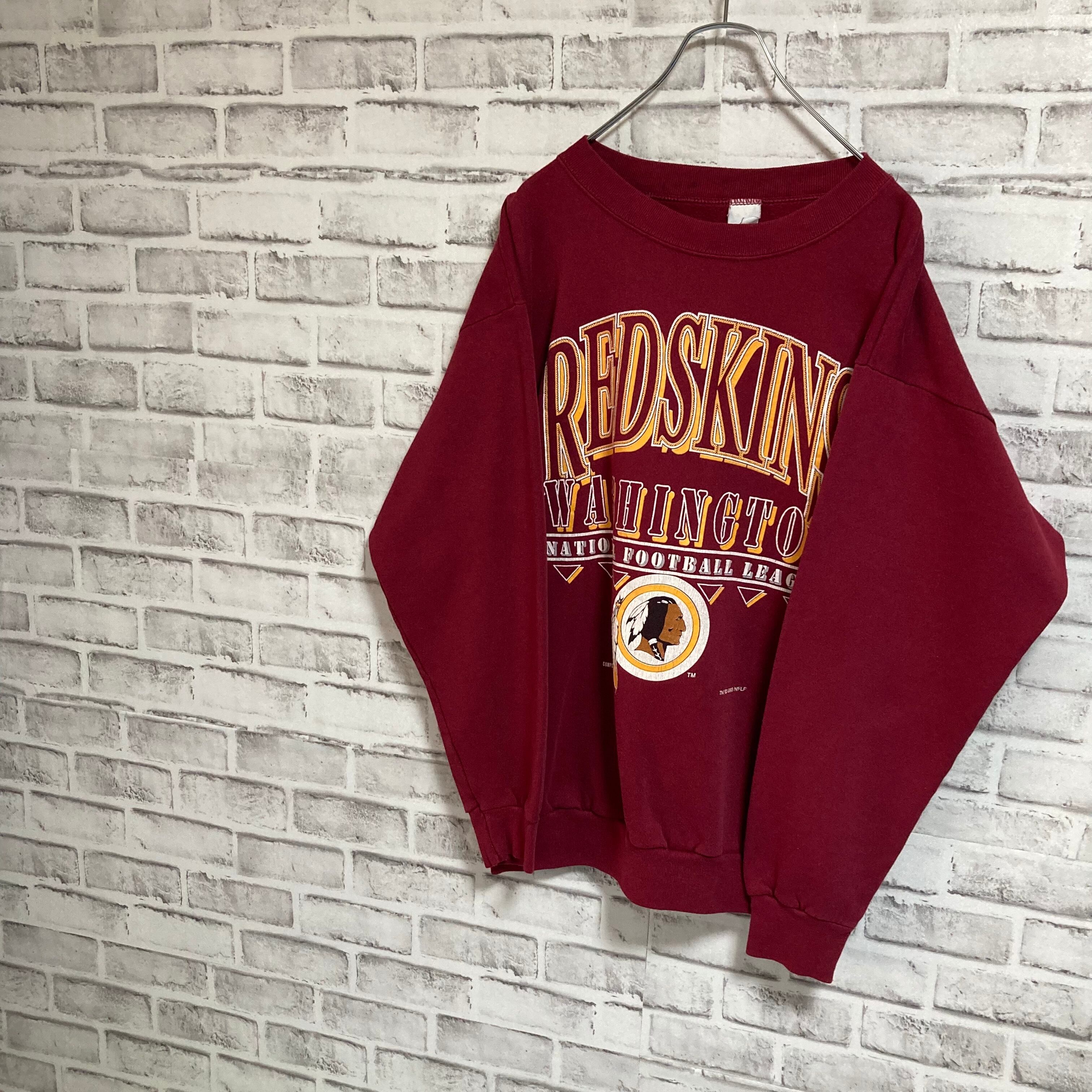 WASHINGTON REDSKINS】L/S Sweat XL Made in USA 90s “WASHINGTON