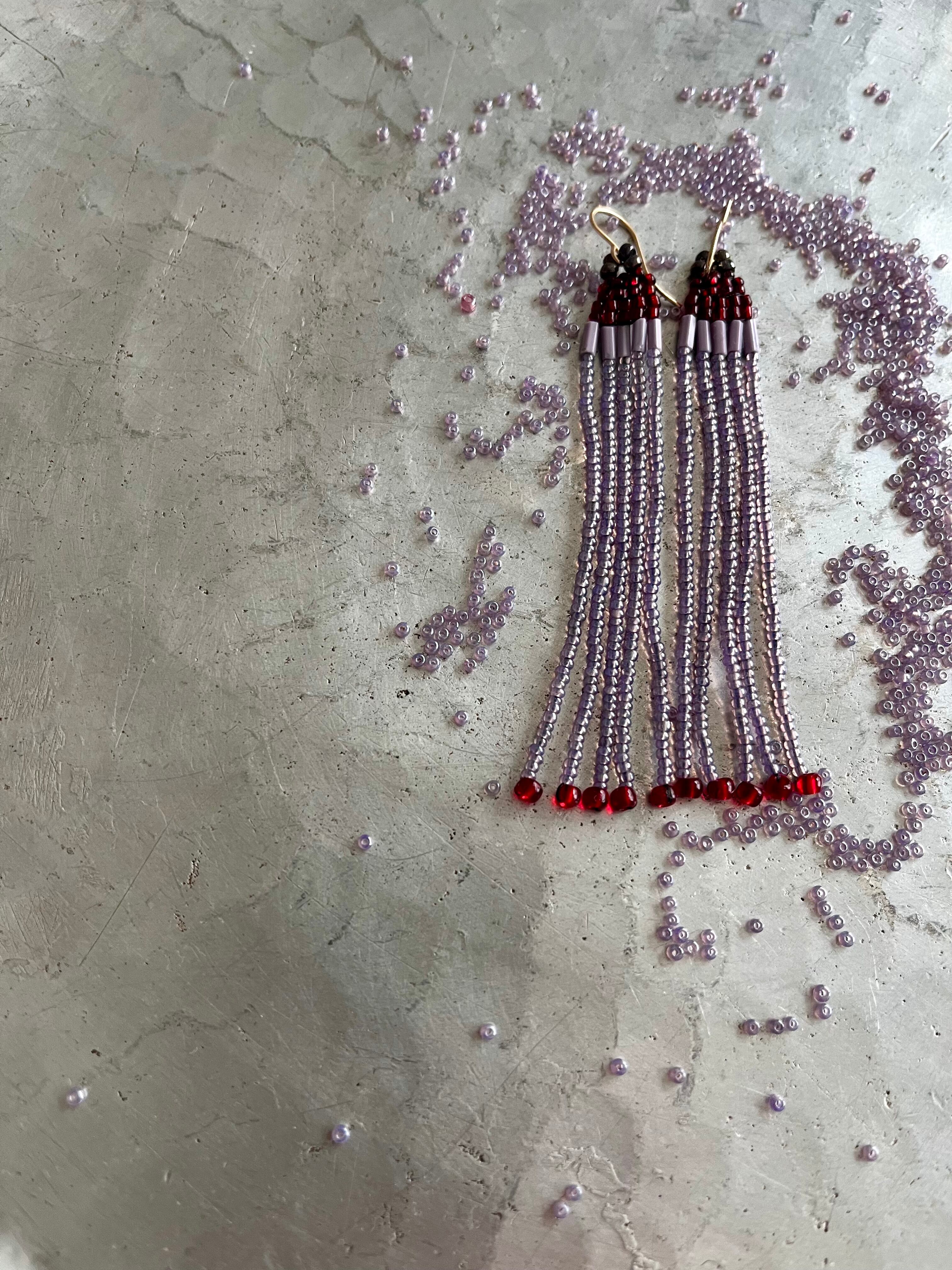 ピアス#purple dream