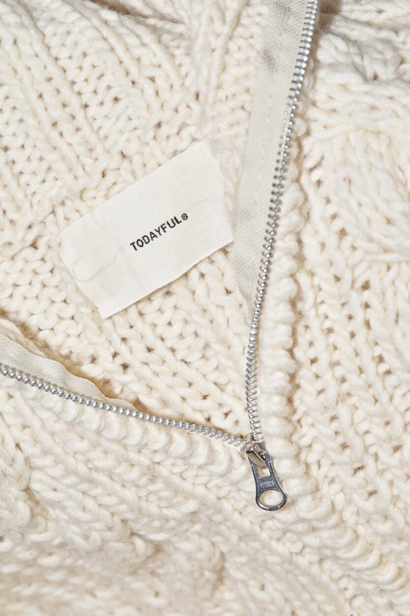 TODAYFUL Volume Handknit Cardigan ボリュームハンドニット  
