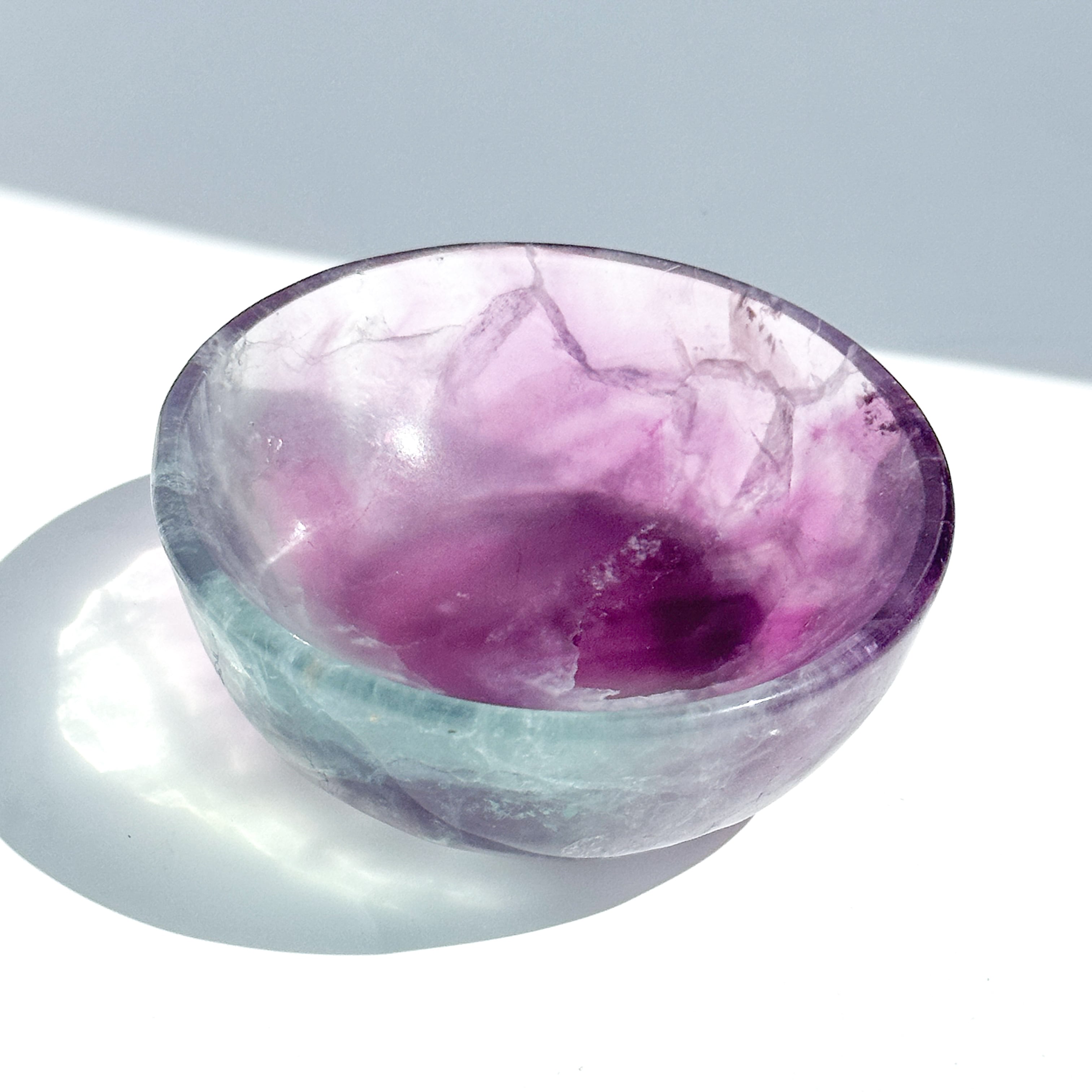 レインボーフローライトのうつわ02◇ RainbowFluorite ◇天然石・鉱物